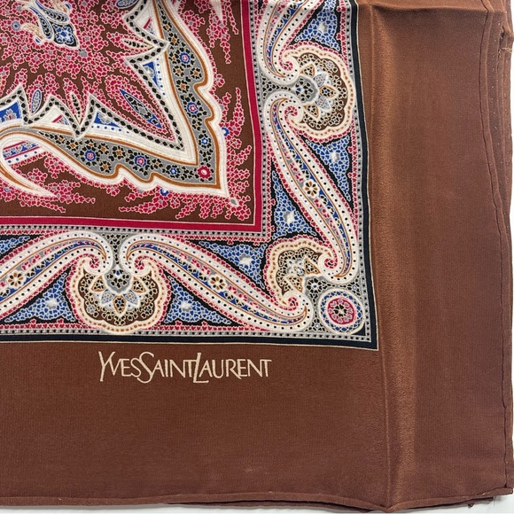 YvesSaintLaurent Vintage Silk Scarf - Picture 5 of 9